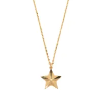 emanuele bicocchi collier en plaqué or à pendentif étoile