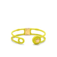 versace bracelet torque à logo medusa - vert