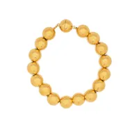 jil sander bracelet sphere à perles - or