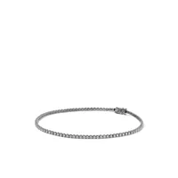 shay bracelet en or serti de diamants - noir