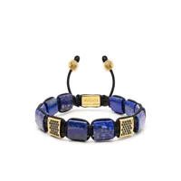 nialaya jewelry bracelet the cz à perles - bleu