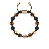 nialaya jewelry bracelet à perles - marron
