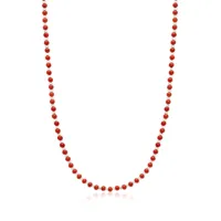 nialaya jewelry collier à perles - argent