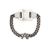 1017 alyx 9sm bracelet chaine à boucle id - argent
