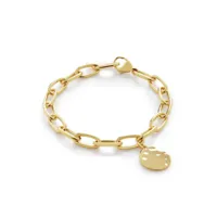 monica vinader bracelet en chaine à breloques - or