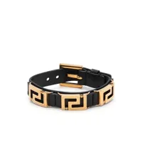 versace bracelet la greca - noir