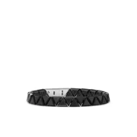 david yurman bracelet à logo gravé - noir