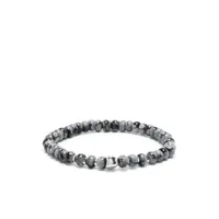 tateossian bracelet serti de perles - gris