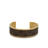 balmain bracelet torque à motif monogrammé