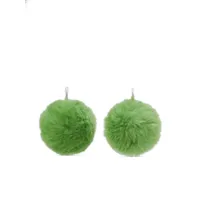 marni boucles d'oreilles pendantes à ornements - vert