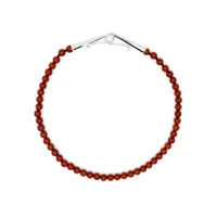 sophie buhai collier jaspe grecian à perles - rouge
