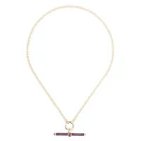 lucy delius jewellery collier en or 14ct et rubis