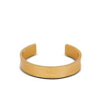 balmain bracelet signaure à design ouvert - or