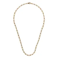 lucy delius jewellery collier en chaîne figaro - or