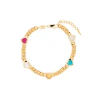 missoma bracelet jelly à breloque cœur - or
