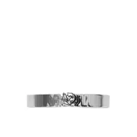 burberry bracelet à design gravé - argent