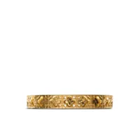 burberry bracelet à motif monogrammé - or