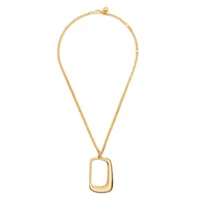 jacquemus collier le collier ovalo - or