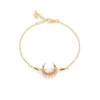 missoma bracelet à perles moon - or