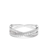swarovski hyperbola cuff bracelet - blanc