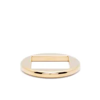 jacquemus bracelet le bracelet rond à logo gravé - or
