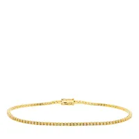 diamondline bijouterie, bracelet  585 yg 103 diamonds tot.approx. 0,40 ct. en gold - braceletpour dames