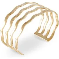 bracelet jonc sidwellae plaquã© or jaune