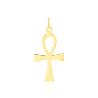 pendentif basilissa croix de vie or jaune