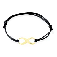 bracelet infini or jaune
