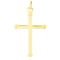 pendentif alyssa croix or jaune
