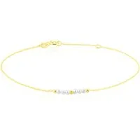bracelet tova or jaune perle