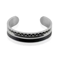 bracelet jonc imagine victoriano acier blanc strass