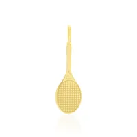 pendentif julius sport tennis or jaune