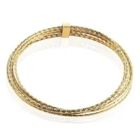 bracelet jonc golden liana acier jaune