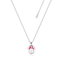 disney minnie mouse stainless steel necklace multicolore