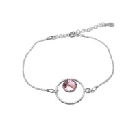bracelet indicolite josephine brjose212 - bracelet argent a925/00 cristal swarovski violet femme