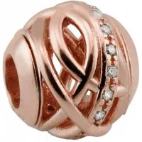 charms amore & baci rp20852 perles argent 925/1000 rose oz femme
