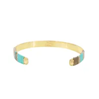 bracelet femme bcl8bbk laiton doré - clyda