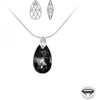 collier cristaux noir swarovski