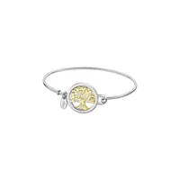 bracelet papillon ls2014-2-9 en acier argenté lotus style