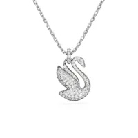 collier femme 5647872 - iconic swan swarovski
