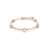 bracelet femme 5654495 métal doré rose - constella swarovski