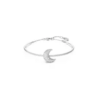 bracelet femme 5666175 cre/rhs m blanc - swarovski luna soft
