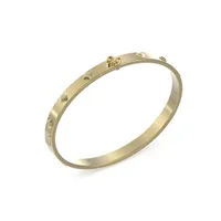 bracelet femme jubb03289jwygs acier doré - guess bijoux