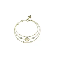 bracelet femme jubb03377jwygs acier doré - guess bijoux
