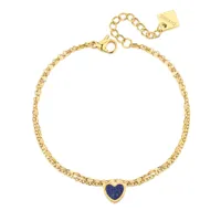 bracelet femme pixies bijoux - pbs0026-1laz acier bleu foncé