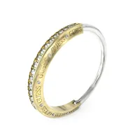 bracelet femme jubb03252jwrhyg acier doré - guess bijoux