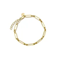 bracelet rosefield "multilink bracelet gold" - jtbcg-j440
