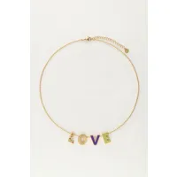 collier candy love violet  | my jewellery