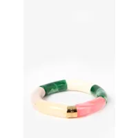 parabaya bracelet en résine - rose